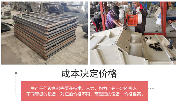 直線篩分機(jī)篩網(wǎng)，篩箱部件展示